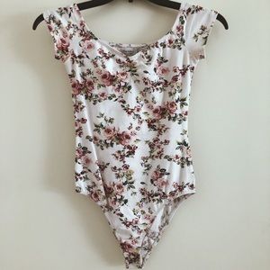 Bershka Floral Bodysuit